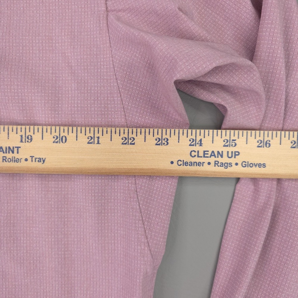 Lululemon Shirt Mens XXL Pink Check Long Sleeve Button Up New Venture Casual - Picture 10 of 14